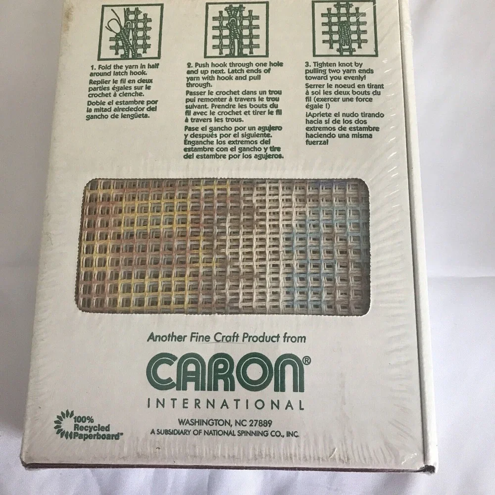 Cat Nap Latch Hook Craft Kit Natura Caron 24